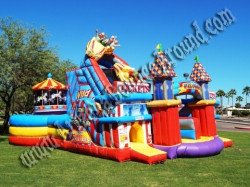 Amusement obstacle course