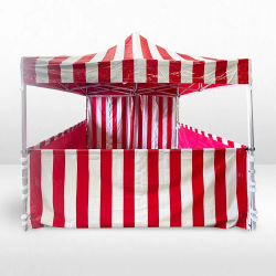 Carnival Booth (Red and White)