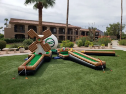 3-Hole Inflatable Mini Golf