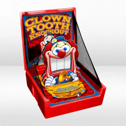 Clown Tooth Knock Down Carnival Game