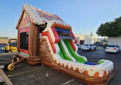 Gingerbread Combo Bounce House