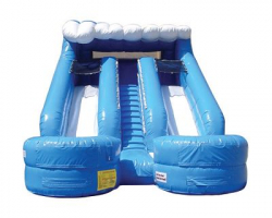 15ft Double Splash Dry Slide
