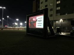 movie screen large 1599434119 Inflatable Movie Screen - 16ft x 9ft Includes Attendant