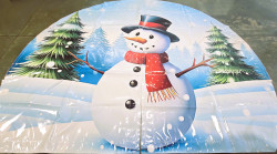 Inflatable Human Snow Globe with blowing snow
