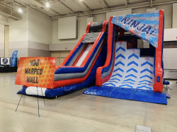 warped wall inflatable rental 1594938970 Ninja Wall Inflatable