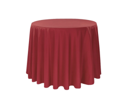 108 Apple Red Polyester Linen