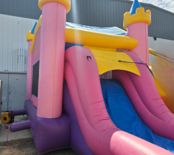 Disney Princess Water Bounce Combo - Slide Pool