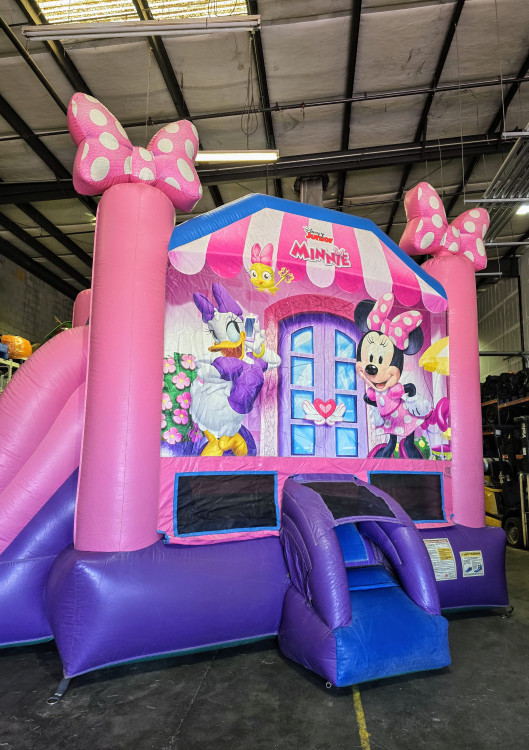 Disney Minnie Mouse Water Bounce Combo - Slide Pool