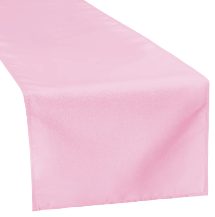 Polyester Table Runner - Pink